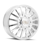 CALI OFF-ROAD SUMMIT DUALLY FRONT 9110 POLISHED/MILLED SPOKES 20X8.25 8-165.1 115MM 121.3MM